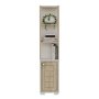 HANAH HOME Polica za knjige Anka White Sapphire Oak - slika 3