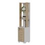 HANAH HOME Polica za knjige Anka White Sapphire Oak - slika 4