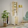 HANAH HOME Polica za knjige Anka White Sapphire Oak - slika 2
