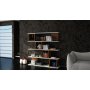 HANAH HOME Polica za knjige Wind White Walnut - slika 2