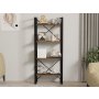 HOME LINE Polica za knjige Alaro Modern Walnut - slika 1
