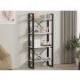 HOME LINE Polica za knjige Alaro Modern White - slika 2