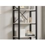HOME LINE Polica za knjige Alaro Modern White - slika 3