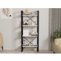 HOME LINE Polica za knjige Alaro Modern White - slika 1