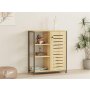 HOME LINE Polica za knjige Ihlamur Sapphire Oak - slika 1