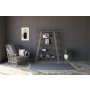 HOME LINE Polica za knjige Conde Anthracite - slika 1