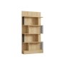 HOME LINE Polica za knjige Alex Sapphire Oak - slika 4