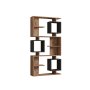 HOME LINE Polica za knjige Icardi Atlantic Pine Anthracite - slika 4
