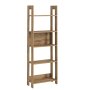 HANAH HOME Polica za knjige Country Oak - slika 1