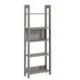 HANAH HOME Polica za knjige Country Grey - slika 1