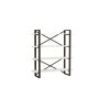 HOME LINE Polica za knjige Makro White - slika 3