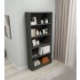 HANAH HOME Polica za knjige Manolya Dark Grey - slika 4