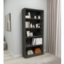 HANAH HOME Polica za knjige Manolya Dark Grey - slika 2