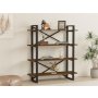 HOME LINE Polica za knjige Makro Walnut - slika 2