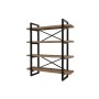 HOME LINE Polica za knjige Makro Walnut - slika 4
