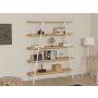 HOME LINE Polica za knjige Dobra Sapphire Oak - slika 2