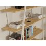 HOME LINE Polica za knjige Dobra Sapphire Oak - slika 3