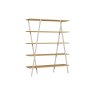HOME LINE Polica za knjige Dobra Sapphire Oak - slika 4