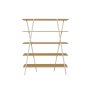 HOME LINE Polica za knjige Dobra Sapphire Oak - slika 5