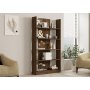 HOME LINE Polica za knjige Ikiz Walnut - slika 2