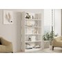 HOME LINE Polica za knjige Ikiz White - slika 2