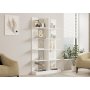 HOME LINE Polica za knjige Ikiz White - slika 1