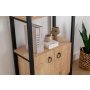 HOME LINE Polica za knjige Milano Sapphire Oak - slika 4