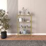 HANAH HOME Polica za knjige Marta Gold Glass - slika 1