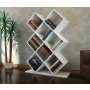 HANAH HOME Polica za knjige Kumsal White - slika 2