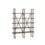 HOME LINE Polica za knjige Burgaz Walnut - slika 3