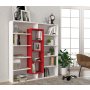 HANAH HOME Polica za knjige Ample White Red - slika 3