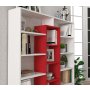 HANAH HOME Polica za knjige Ample White Red - slika 5
