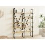 HOME LINE Polica za knjige Heybeliada Sapphire Oak - slika 1