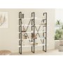 HOME LINE Polica za knjige Kinali White - slika 1