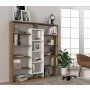 HANAH HOME Polica za knjige Ample Walnut White - slika 3