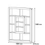 HANAH HOME Polica za knjige Orkide Walnut Yellow - slika 4