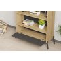 HOME LINE Polica za knjige Numana Sapphire Oak Anthracite - slika 4