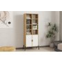 HOME LINE Polica za knjige Lido Sapphire Oak White - slika 2