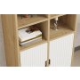 HOME LINE Polica za knjige Lido Sapphire Oak White - slika 3