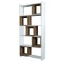 HANAH HOME Polica za knjige Box White Walnut - slika 1