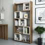 HANAH HOME Polica za knjige Box Walnut Cream - slika 2
