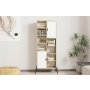 HOME LINE Polica za knjige Otranto Sapphire Oak White - slika 1