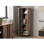 HOME LINE Polica za knjige Iraz Atlantic Pine Anthracite - slika 2