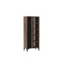 HOME LINE Polica za knjige Iraz Atlantic Pine Anthracite - slika 3