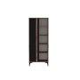 HOME LINE Polica za knjige Iraz Atlantic Pine Anthracite - slika 4
