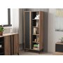 HOME LINE Polica za knjige Iraz Atlantic Pine Anthracite - slika 1