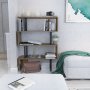 HANAH HOME Polica za knjige Adriana Black Ud - slika 2