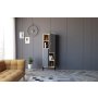 HOME LINE Polica za knjige Sorrento Sapphire Oak Anthracite - slika 2