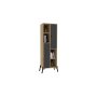 HOME LINE Polica za knjige Sorrento Sapphire Oak Anthracite - slika 3