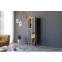 HOME LINE Polica za knjige Sorrento Sapphire Oak Anthracite - slika 1